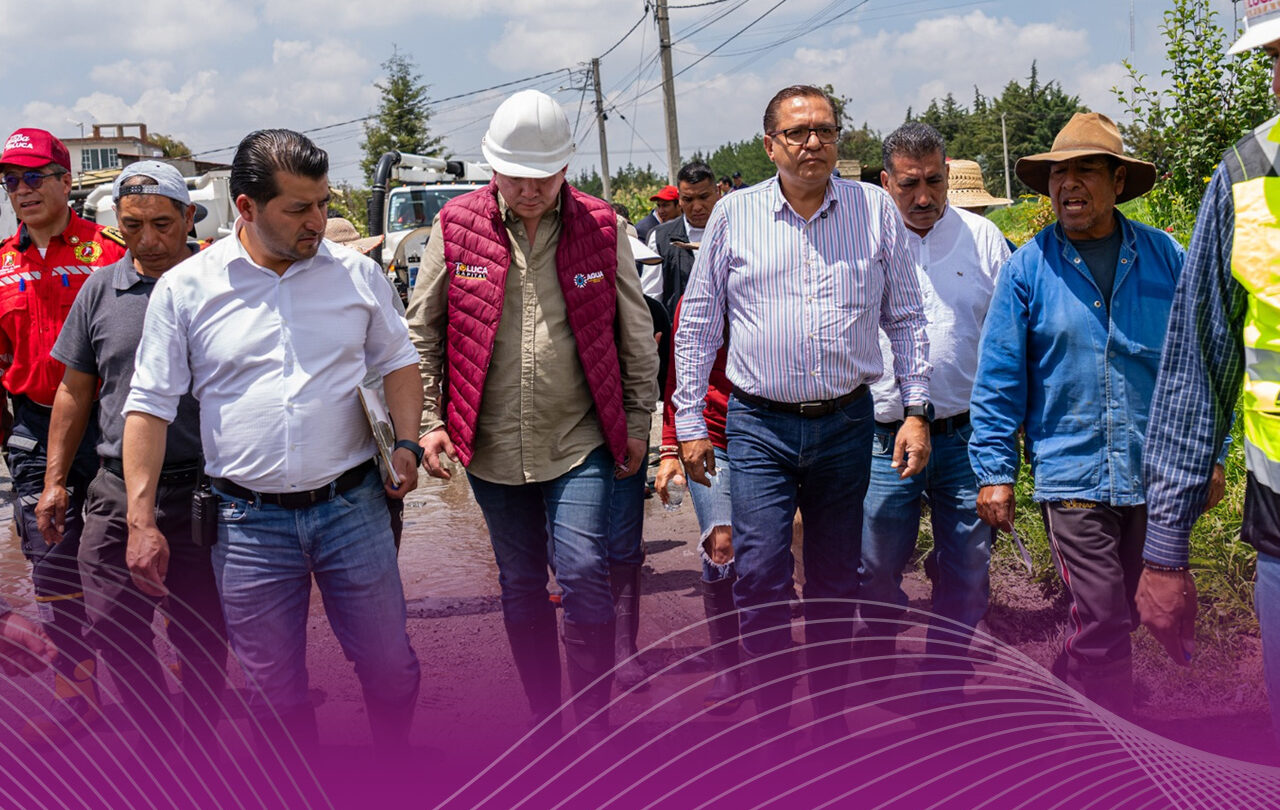 Ricardo Moreno entrega apoyos en La Constitución Totoltepec tras