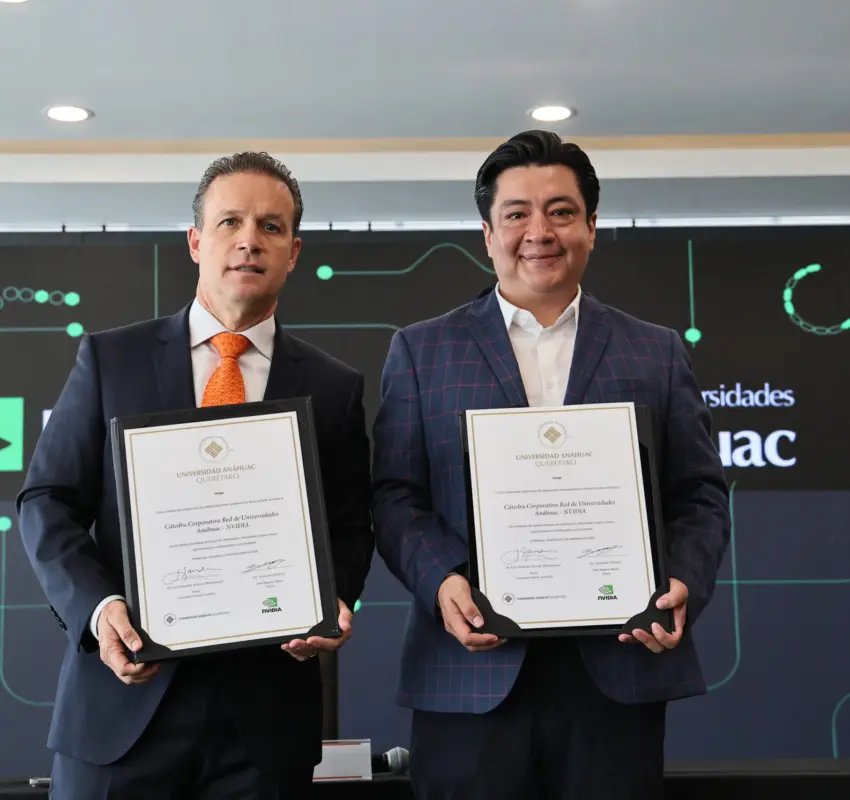 Firma Anáhuac cátedra corporativa con NVIDIA