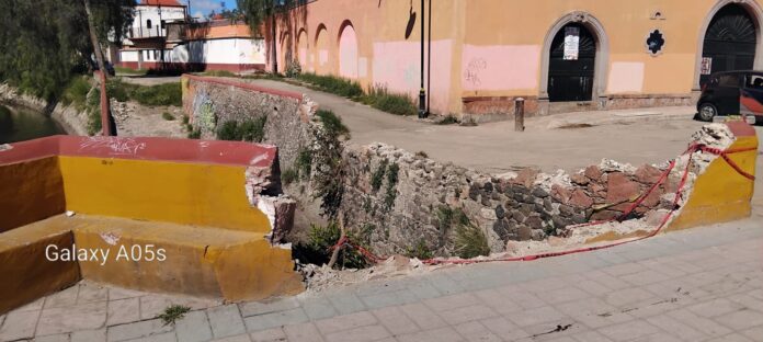 Histórico puente del Piojito sufre graves daños por lluvias ...