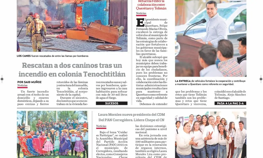 Laura Morales nueva presidenta del CDM del PAN Corregidora | Conoce la Portada de Hoy   Noticias de Querétaro