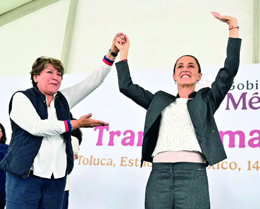 Reafirmó transformación en Edoméx: Claudia Sheinbaum y Delfina Gómez