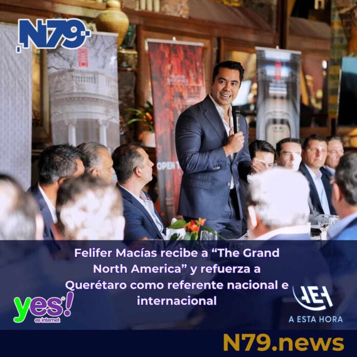 Felifer Macías recibe a “The Grand North America” y refuerza