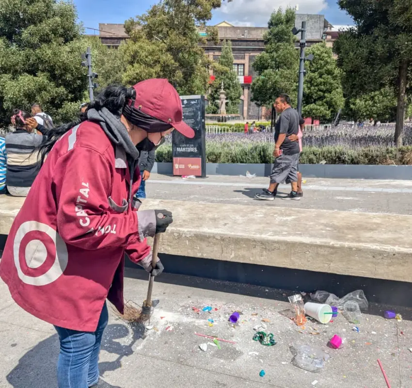 Recogieron 13 toneladas de basura luego de Fiestas Patrias en Toluca