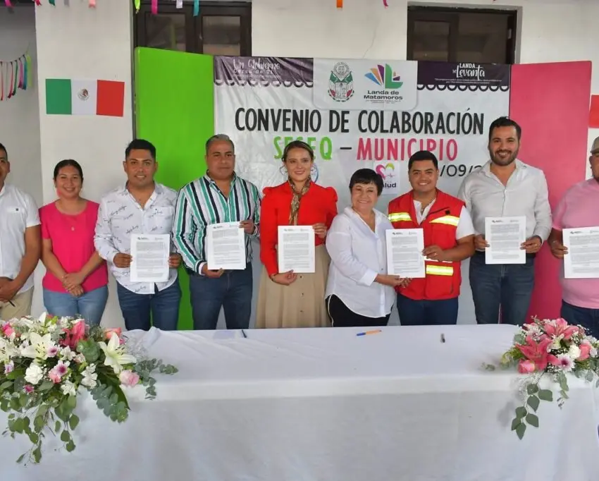 Signa SESA convenios de colaboración con el municipio de Landa de Matamoros