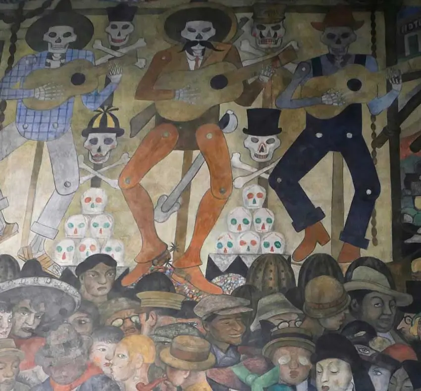 Celebra Día de Muertos Museo Vivo del Muralismo: SEP