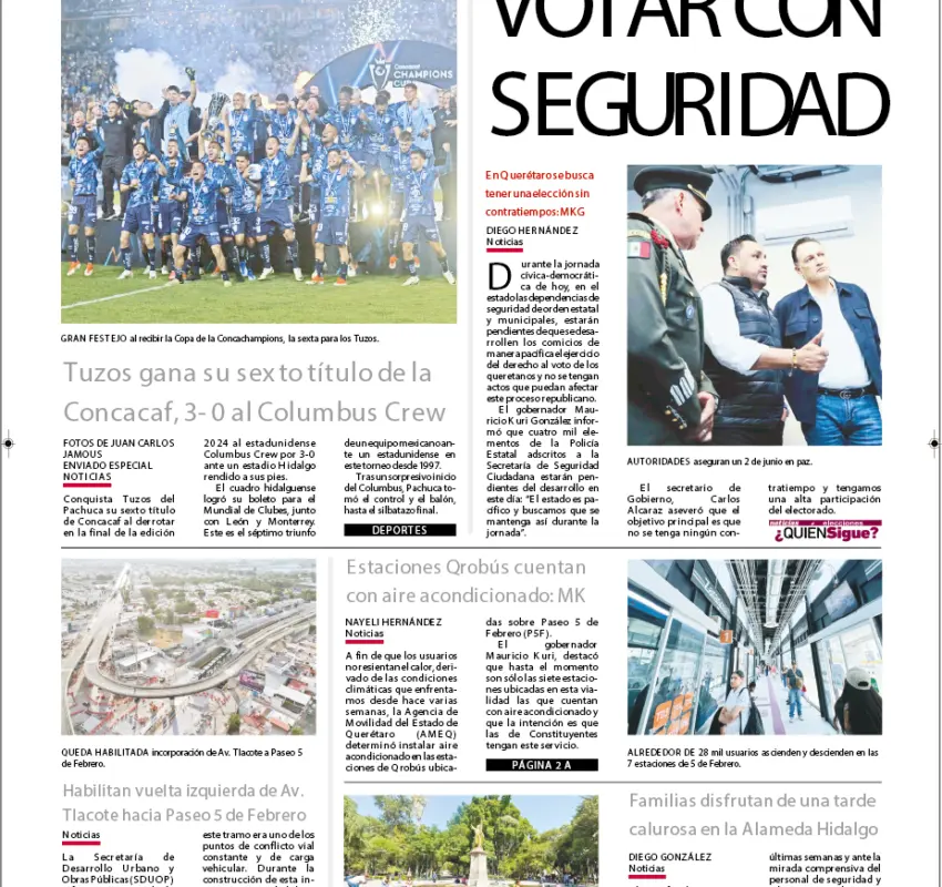 ¡Conoce la Portada de Hoy!