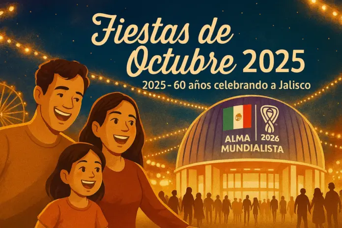 Familias disfrutan las Fiestas de Octubre 2025 en Guadalajara, con renovado recinto y homenaje al Mundial 2026