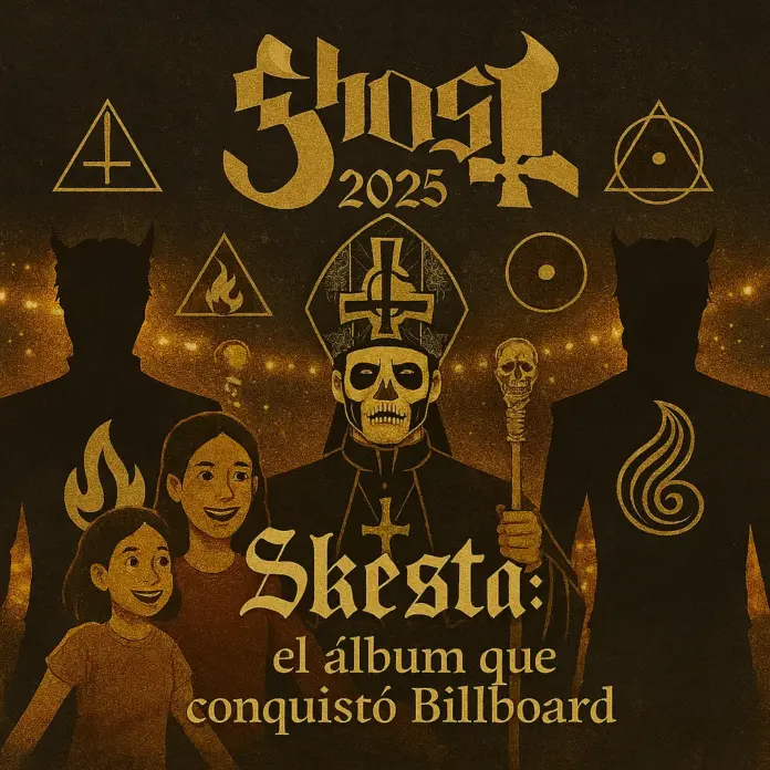 Papa V Perpetua de Ghost presenta el álbum Skeletá 2025, primer número uno de la banda en Billboard