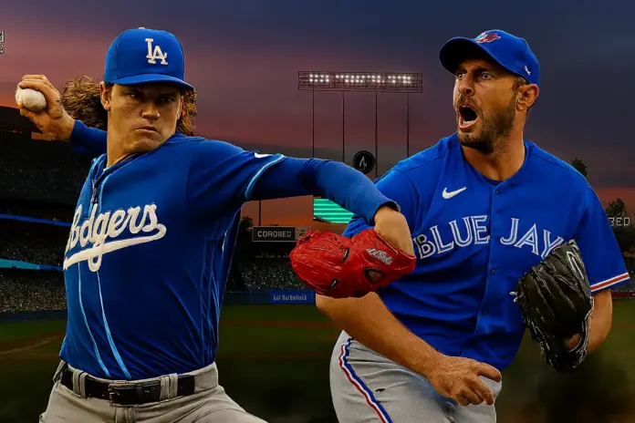 glasnow-scherzer-juego3-serie-mundial-2025 Tyler Glasnow y Max Scherzer se enfrentan en el Juego 3 de la Serie Mundial 2025 en Dodger Stadium