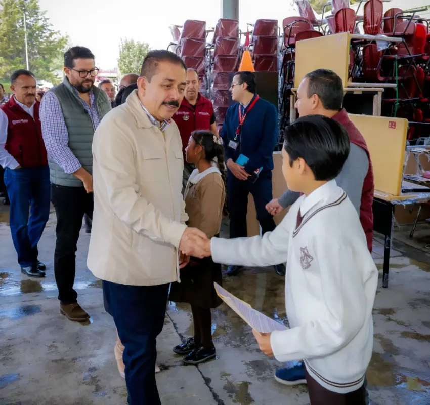 Modernizan escuelas en Edoméx con inversión de 40 MDP