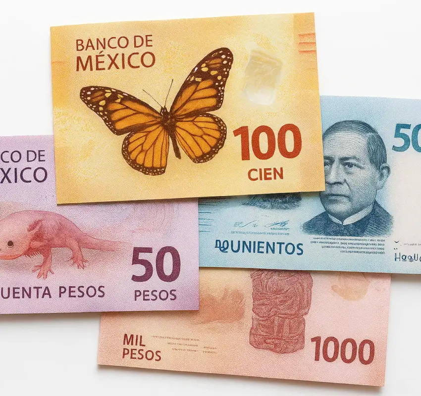 Nuevos billetes de México 2025: seguridad, diseño y qué pasa con el de $20
