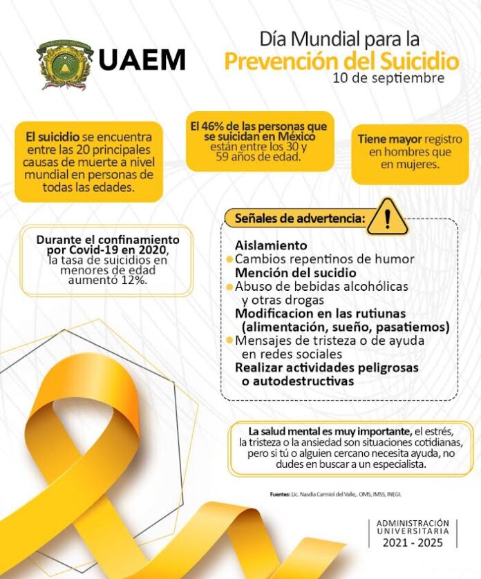 Prevención del suicidio debe ser compromiso social