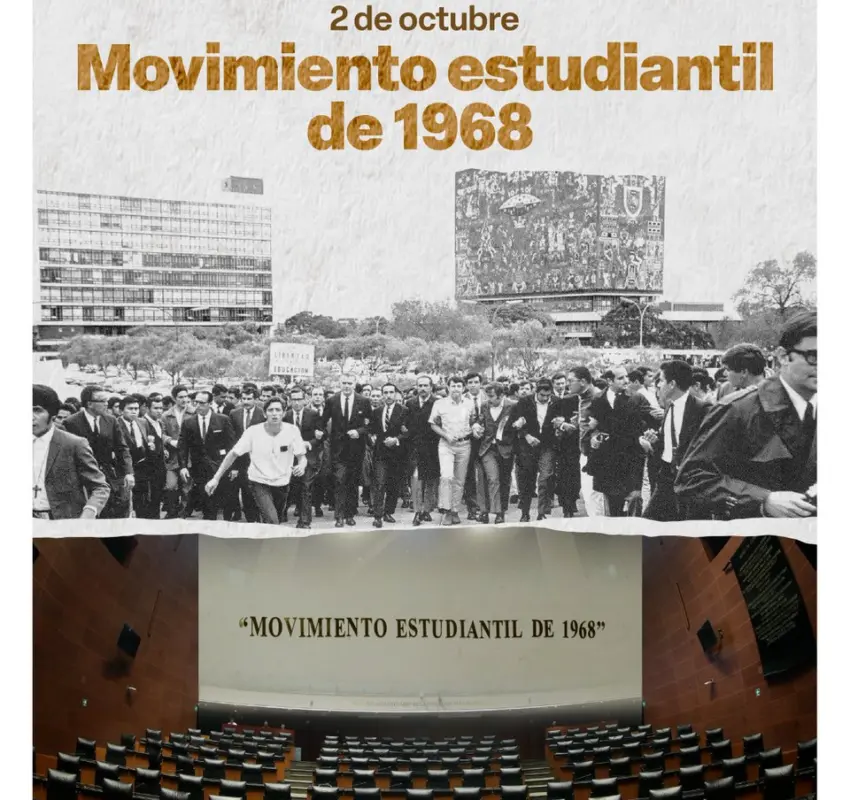 Recordó Senado Movimiento Estudiantil del 68
