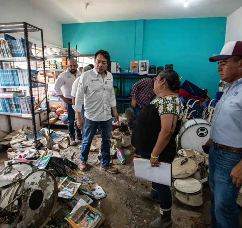 Reparación integral de escuelas afectadas por lluvias: Mario Delgado