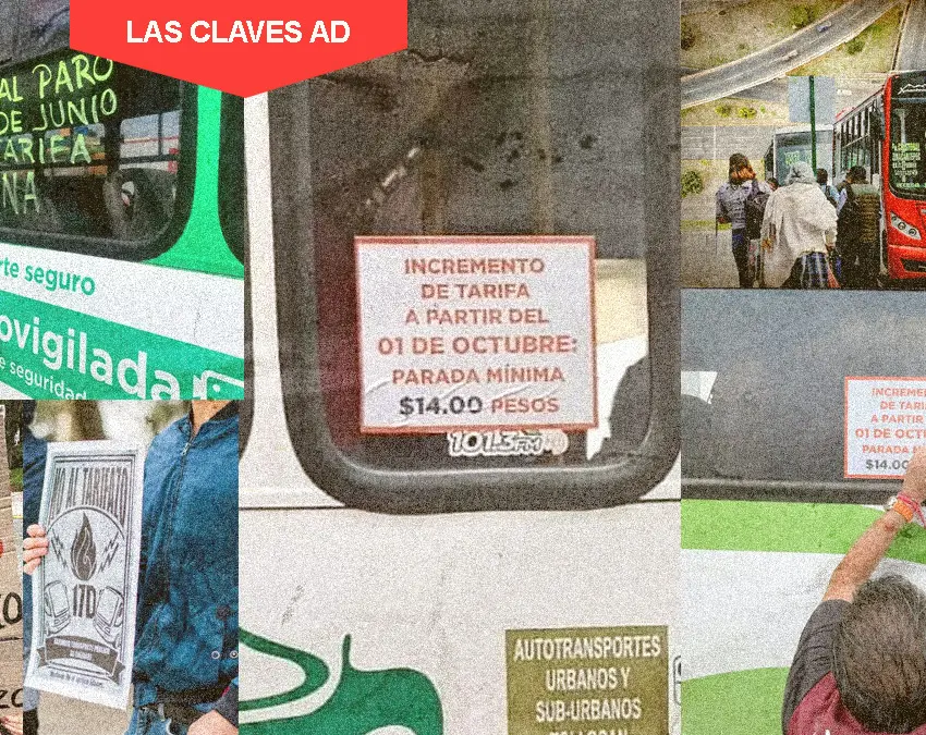 Sube tarifa de transporte a 14 pesos