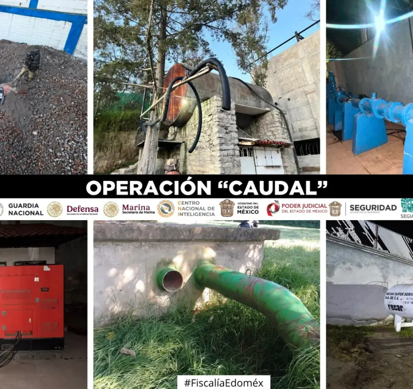 Combate a la extracción y venta ilegal de agua en Edoméx