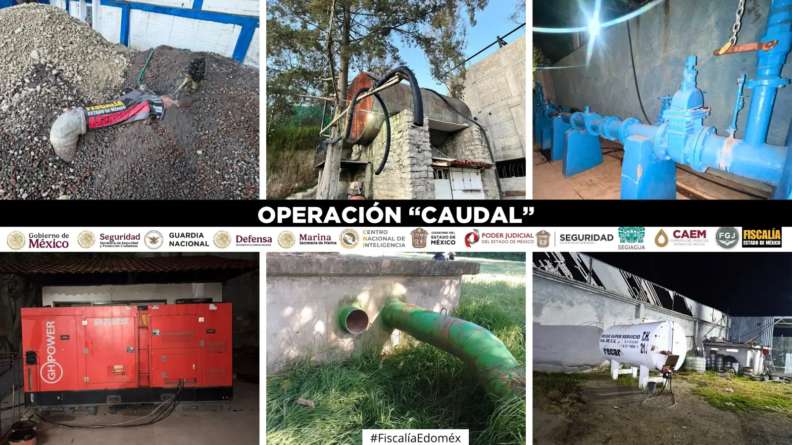 Combate a la extracción y venta ilegal de agua en Edoméx |