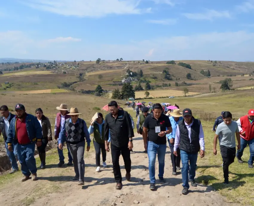 Impulsa Adolfo Solís obras clave en Almoloya de Juárez