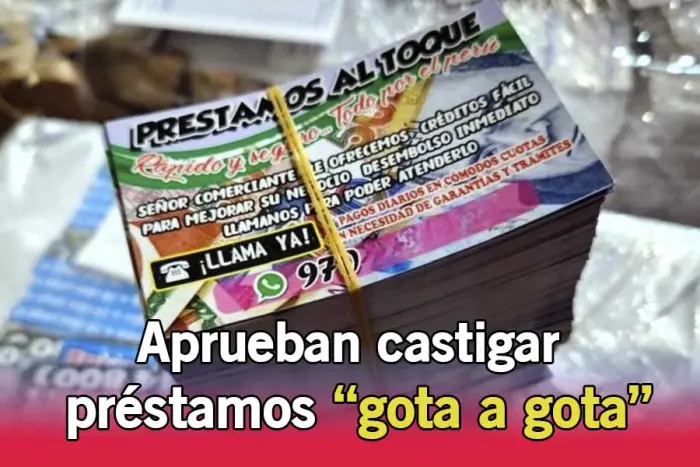 Cárcel por préstamos gota a gota en Edoméx