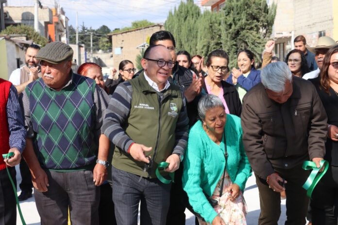 Entregaron obras viales en Zinacantepec - Primero Editores