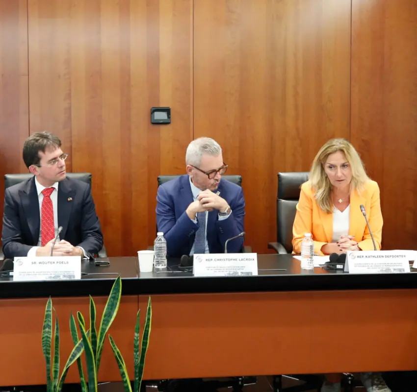 Fortaleció Senado relación con Bélgica en reunión interparlamentaria