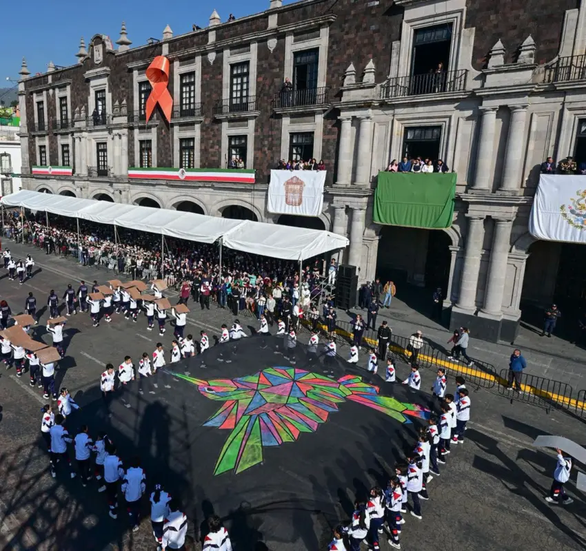 Revivió desfile de la Revolución Mexicana en Edoméx