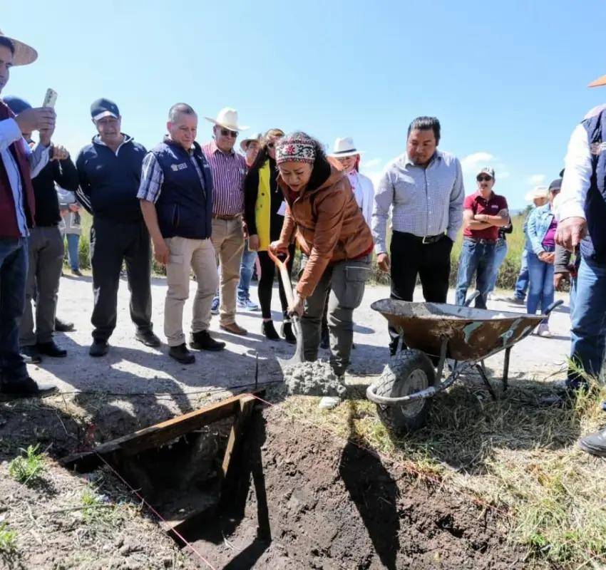 Obras de infraestructura agrícola en Edoméx