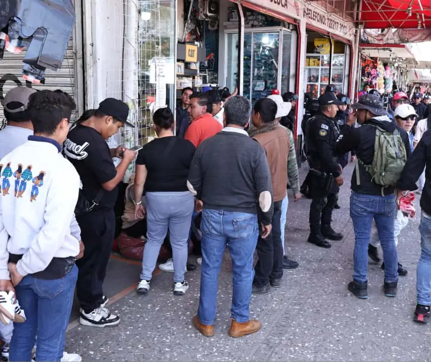 Operativos contra comercio informal de Toluca