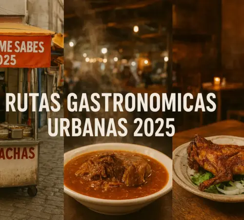 Rutas gastronómicas urbanas en CDMX, Guadalajara y Monterrey 2025