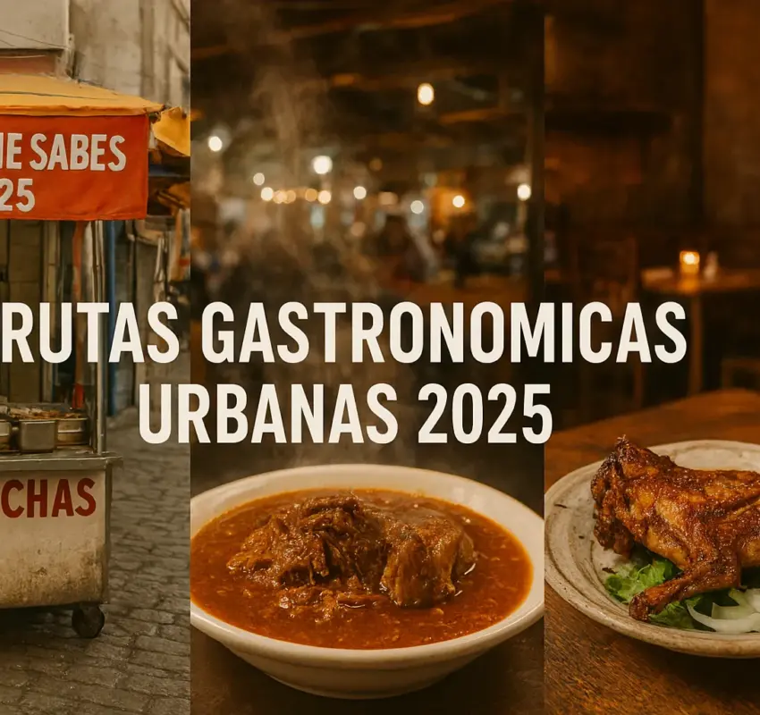 Rutas gastronómicas urbanas en CDMX, Guadalajara y Monterrey 2025