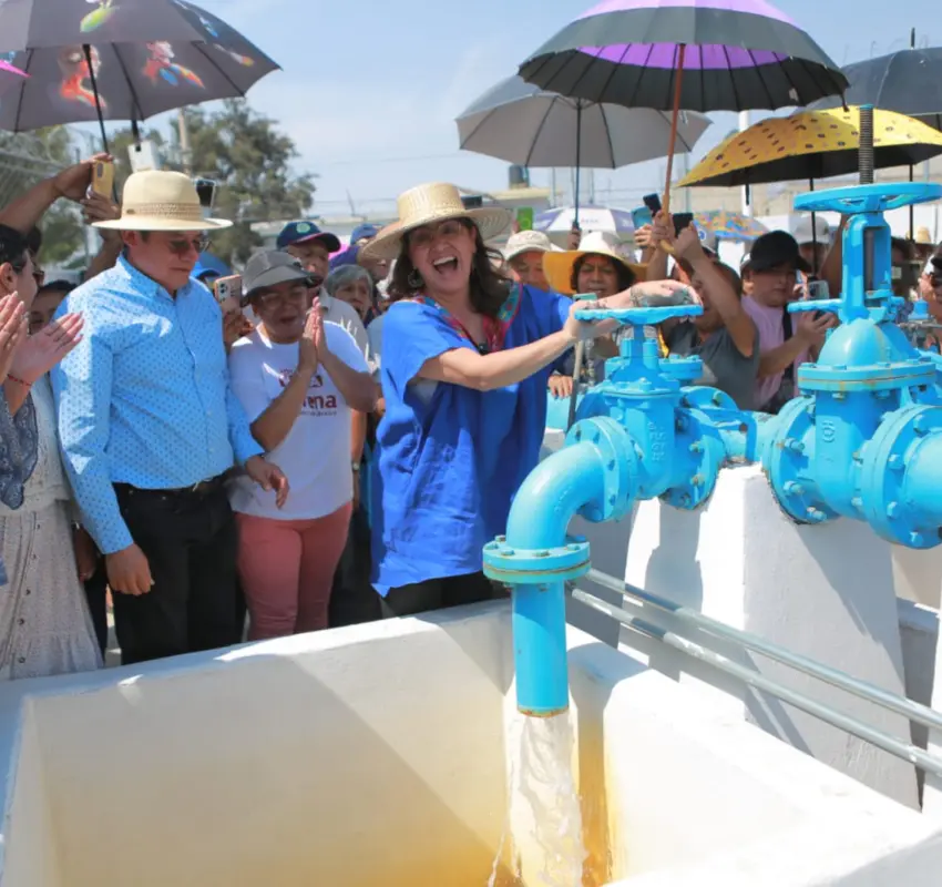Agua y seguridad para ecatepenses con Plan Integral Oriente