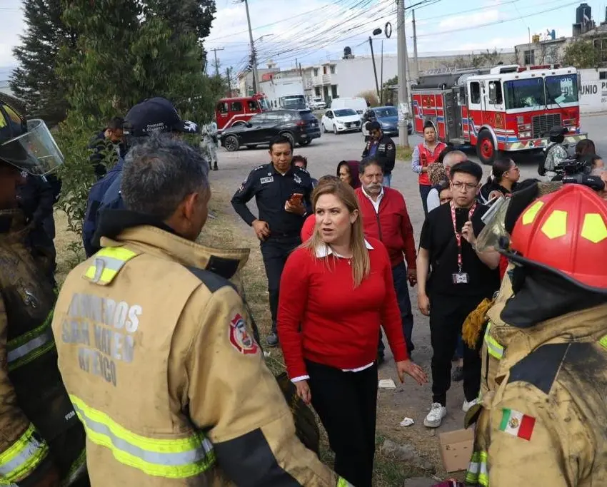 Atendió gobierno de San Mateo Atenco zona del accidente aéreo