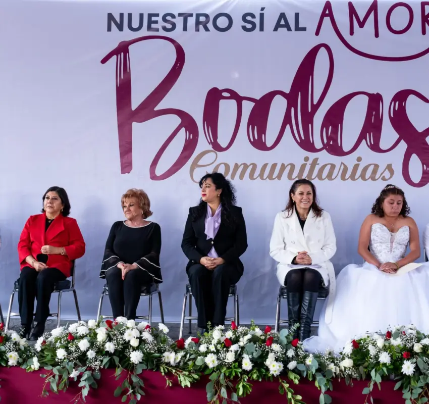 Celebraron 500 bodas comunitarias en Toluca