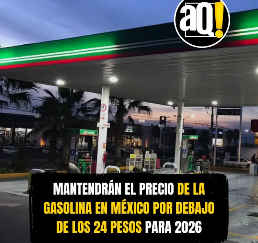 Mantendrán precio de la gasolina regular por debajo de 24 pesos