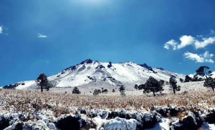 Cierran al público el Nevado de Toluca por caída de nieve