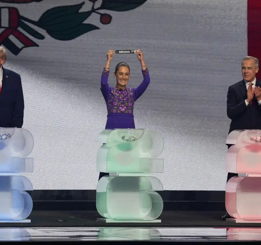 Participó Sheinbaum en el sorteo del Mundial 2026