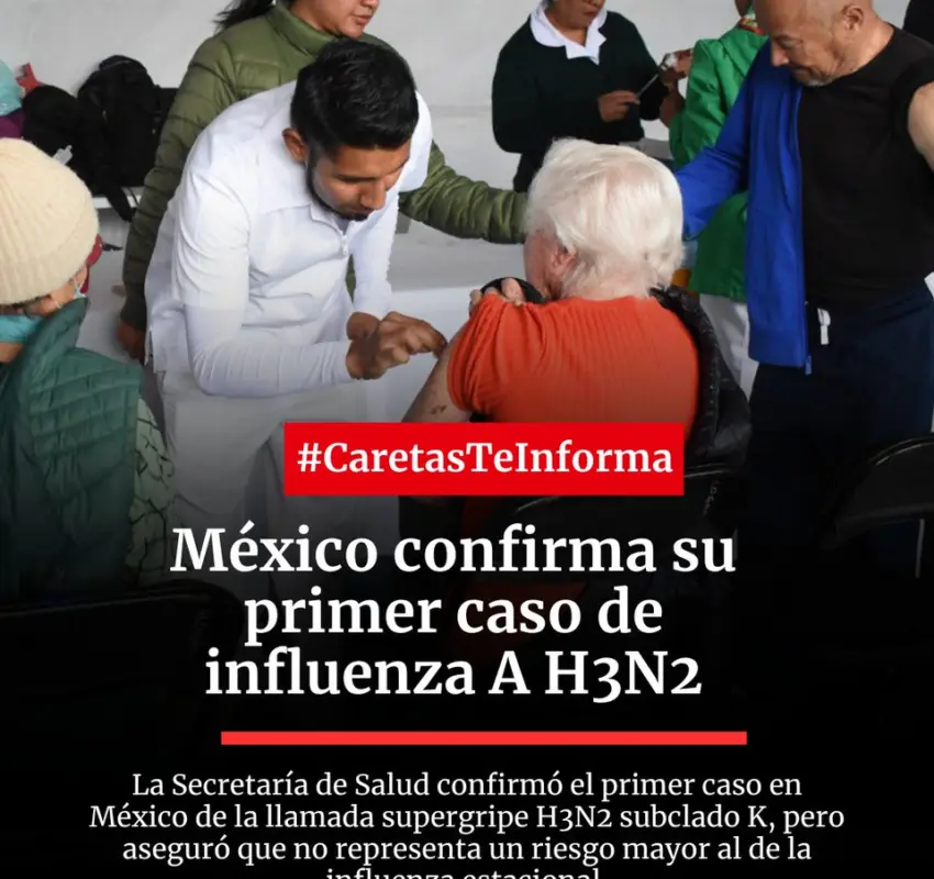 Primer caso de influenza A H3N2 en México