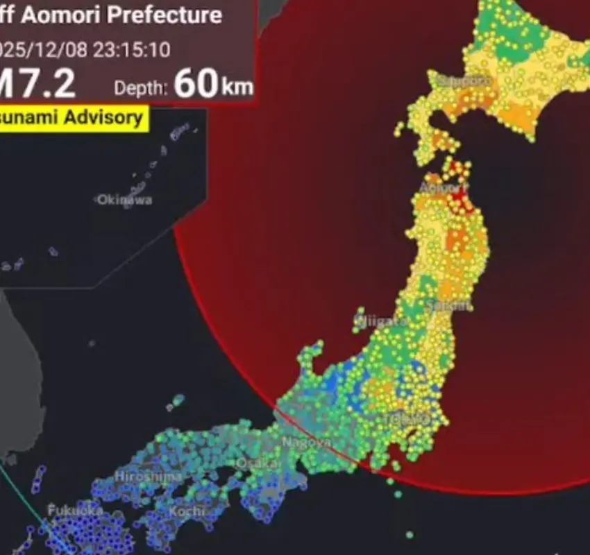Sismo de 7.6 sacude Japón y activó alerta de tsunami