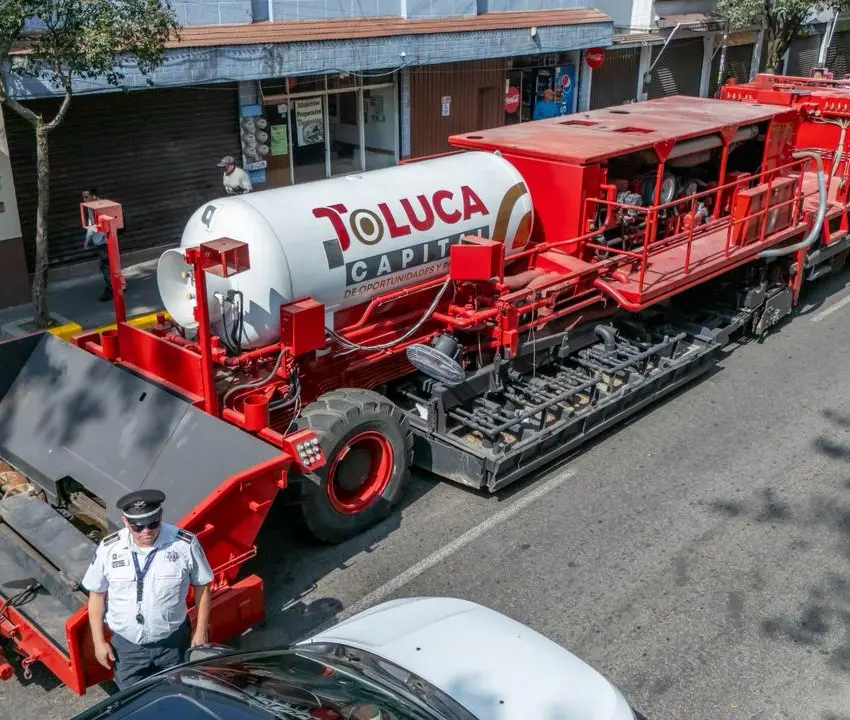 Tecnología contra baches en Toluca iniciará en 2026
