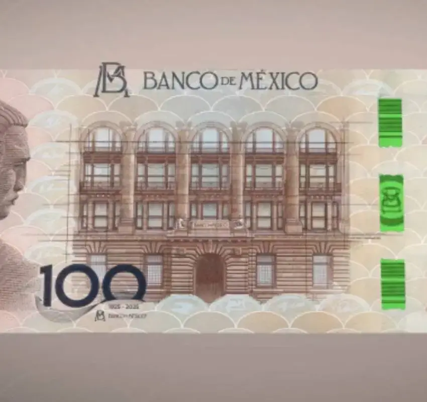 Banxico lanza nuevo billete de 100 pesos por centenario