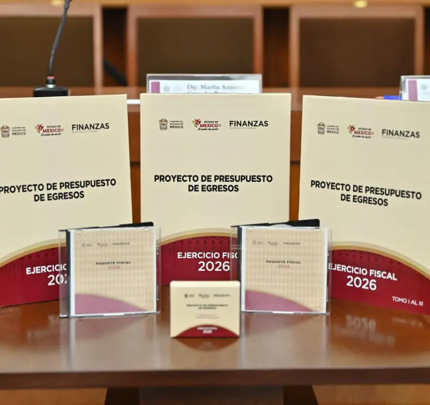Aprobó Congreso del Edomex Presupuesto de Egresos 2026 por 410 MMDP