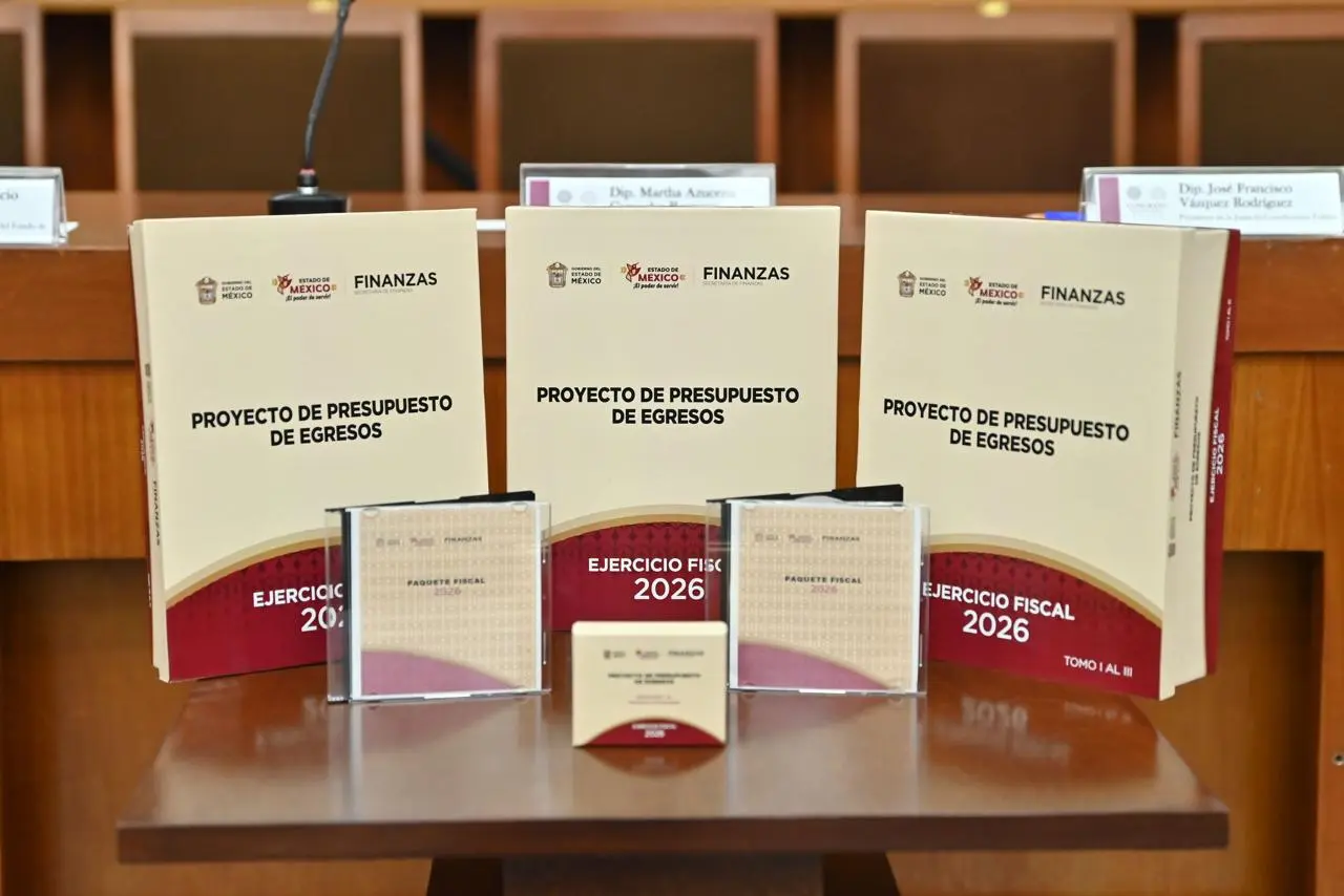 Aprobó Congreso del Edomex Presupuesto de Egresos 2026 por 410