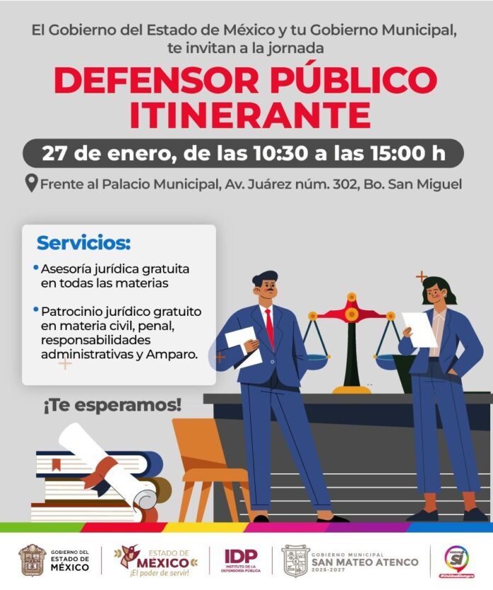 Asesoría jurídica gratuita en San Mateo Atenco - Primero Editores