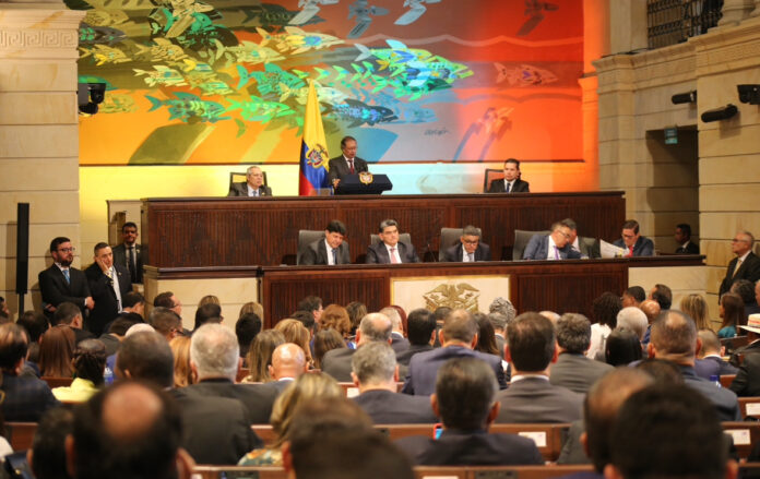 El presidente Gustavo Petro instaló el nuevo periodo de sesiones ...