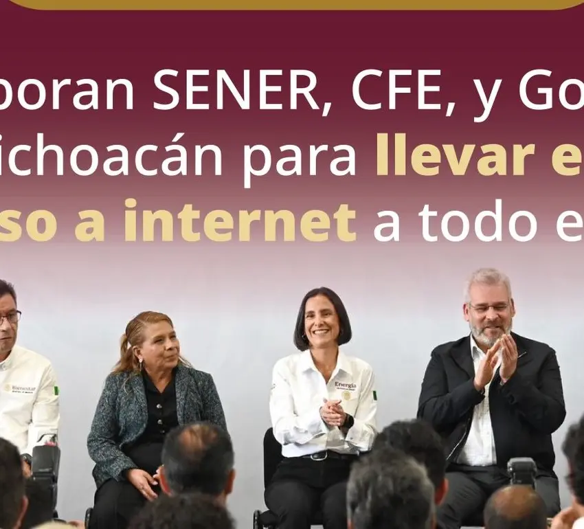 Electrificación e internet en todo Michoacán: SENER