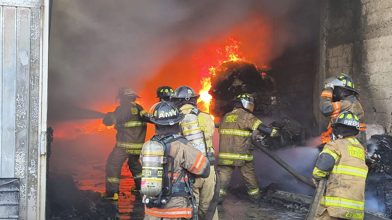 Evitaron incendio de gasera bomberos de Ecatepec   Primero Editores
