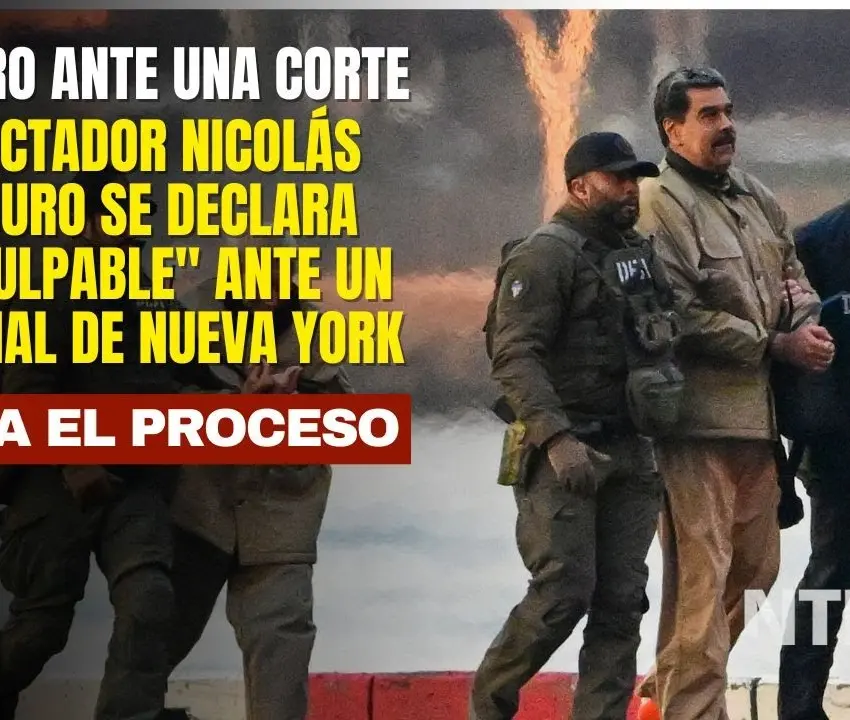 Maduro se declaró no culpable en Nueva York