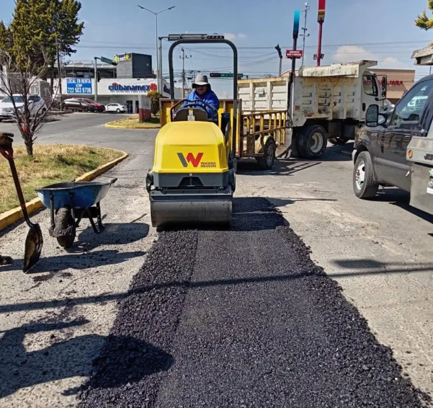 Mantenimiento vial en Metepec