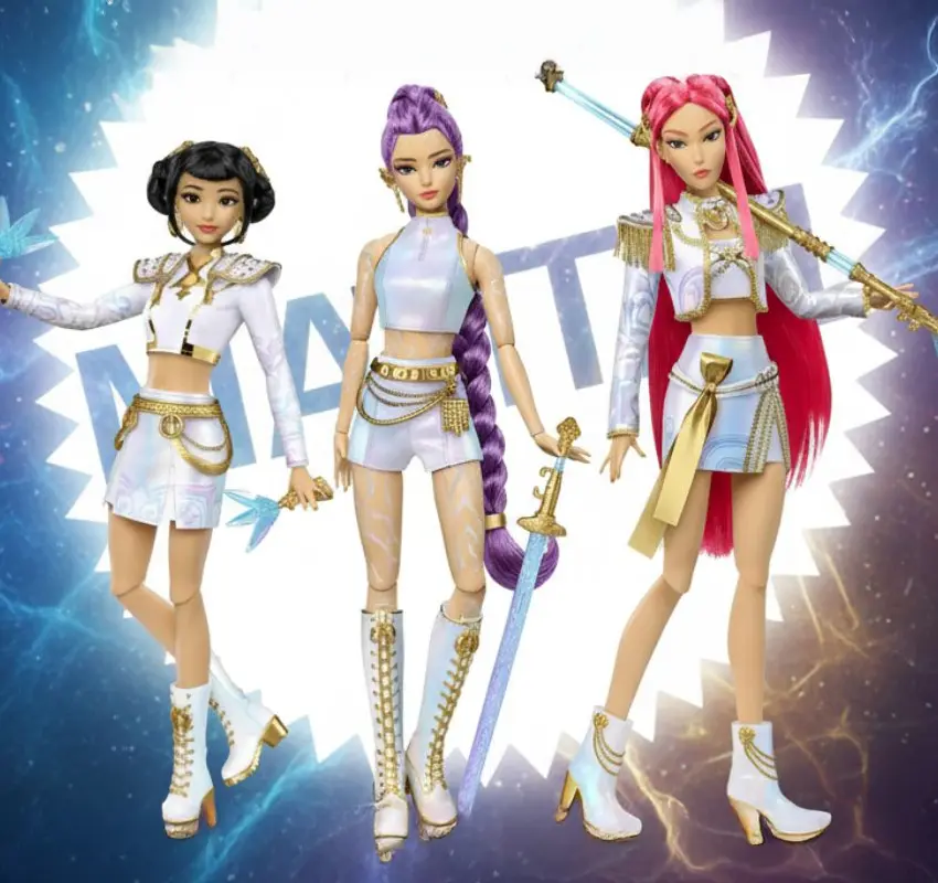 Mattel revela nuevos juguetes inspirados en las Guerreras K-Pop
