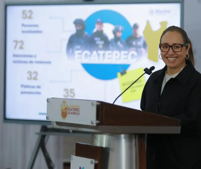 Redujeron delitos por cada 100 mil habitantes en Ecatepec